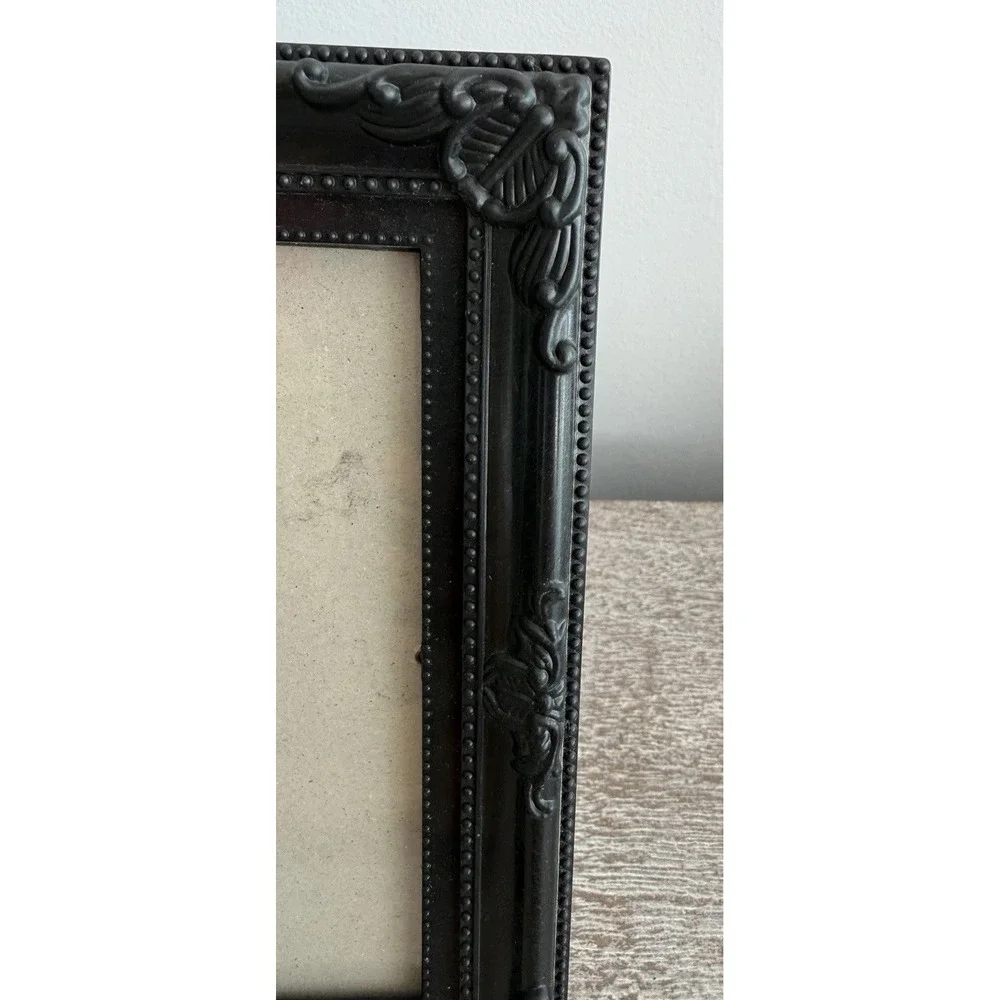 Black Photo Frame Ornate Baroque Victorian Style Boho Shabby Chic 4 x 6 Frame